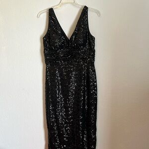 Black Sequin dress by Eliza J